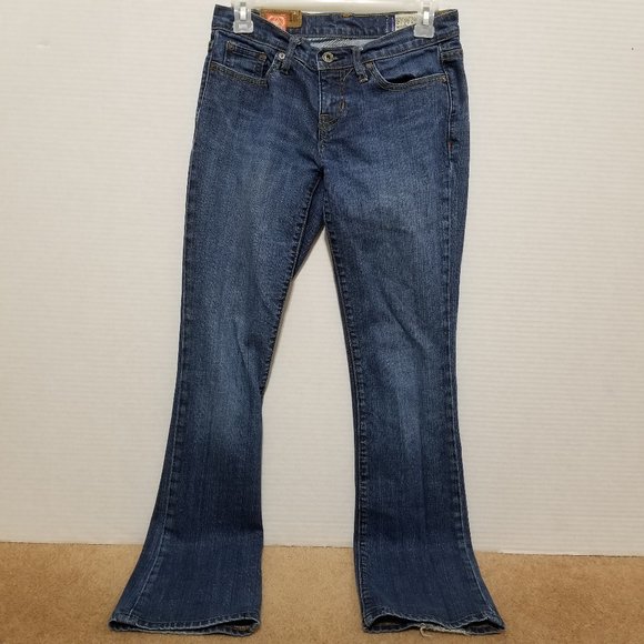 GAP jeans 1 Bootcut Stretch Medium Tint denim Y2K 2007 low rise waist boot cut - Picture 1 of 16
